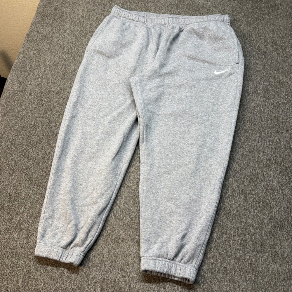 Nike Sportswear Club Fleece Joggers Grey Sweatpants CJ1790-063 Mens XL